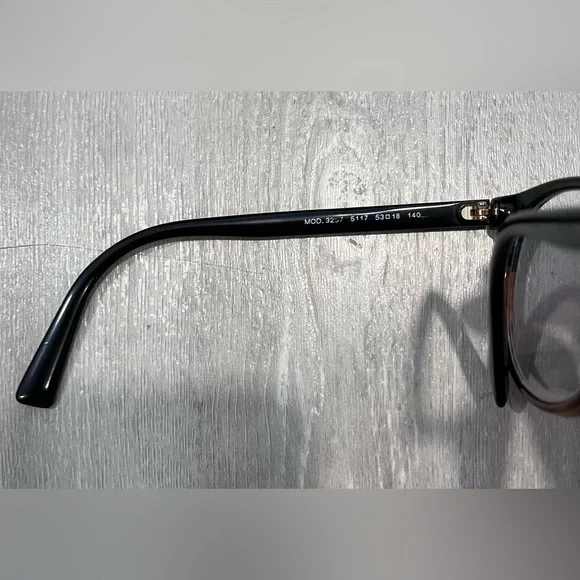 Versace Black and Brown Women's Glasses - Picture 5 of 6